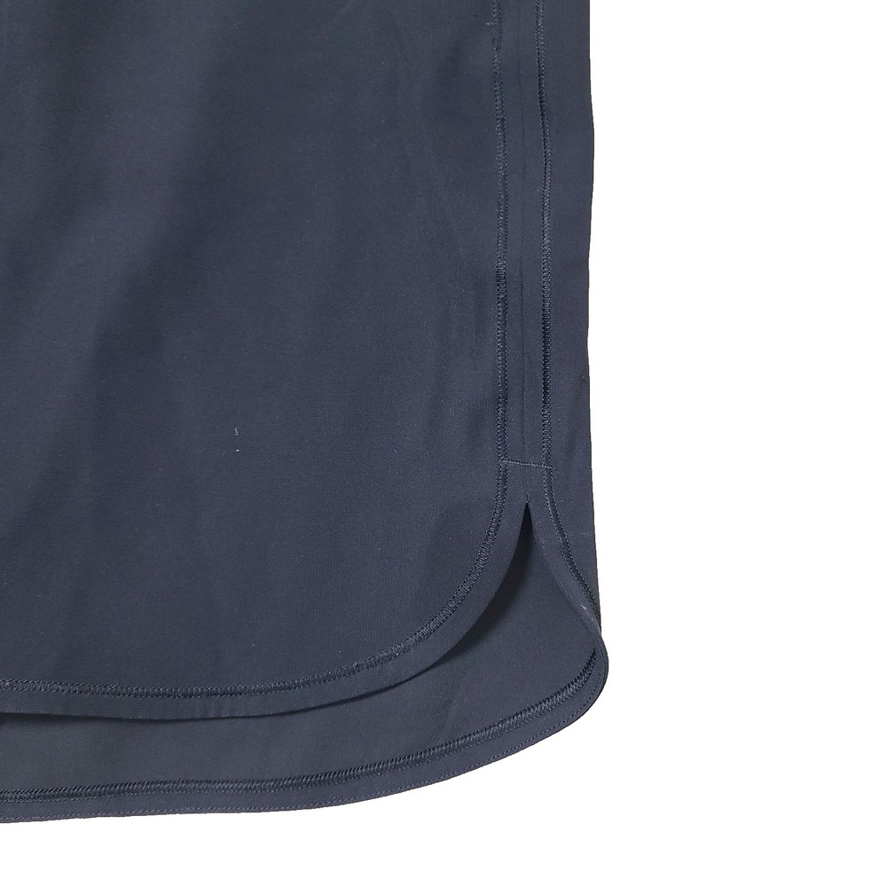 Lululemon On The‎ Fly Skirt Black Pull-On Elastic Waist Drawstring Athleisure 8 - Picture 3 of 9